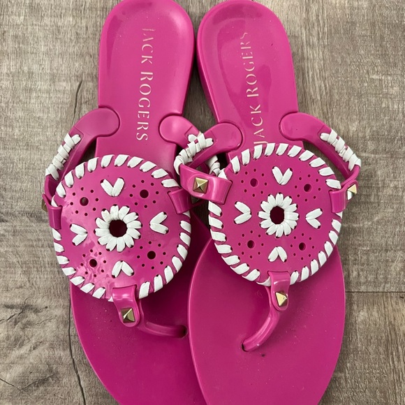 Jack Rogers Shoes - Pink Jack Rogers jelly sandals size7